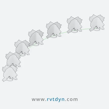 Arraying a Revit element along a path