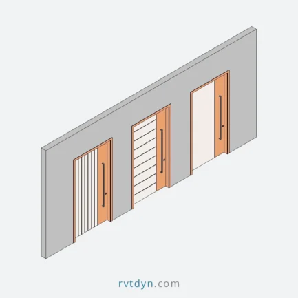 3 Premium Pivot Door Designs You’ll Love – Revit Family Collection