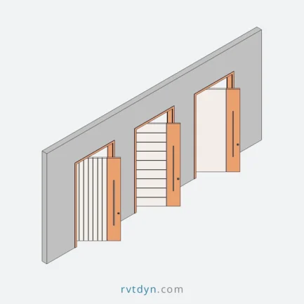 3 Premium Pivot Door Designs You’ll Love – Revit Family Collection