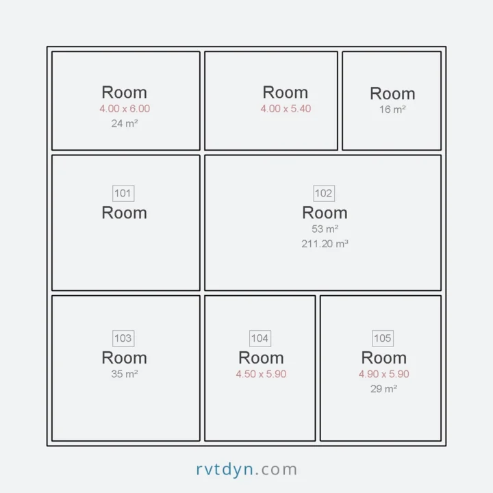 Effortless Room Tag – 7 Dynamic Styles for Faster, Smarter Revit Plans