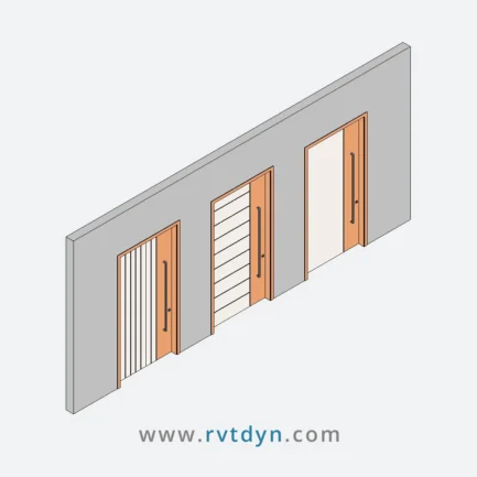 Door - Exterior single pivot (2VP)