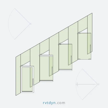 4 Pro-Level Curtain Wall Single Door Types for Effortless BIM Design