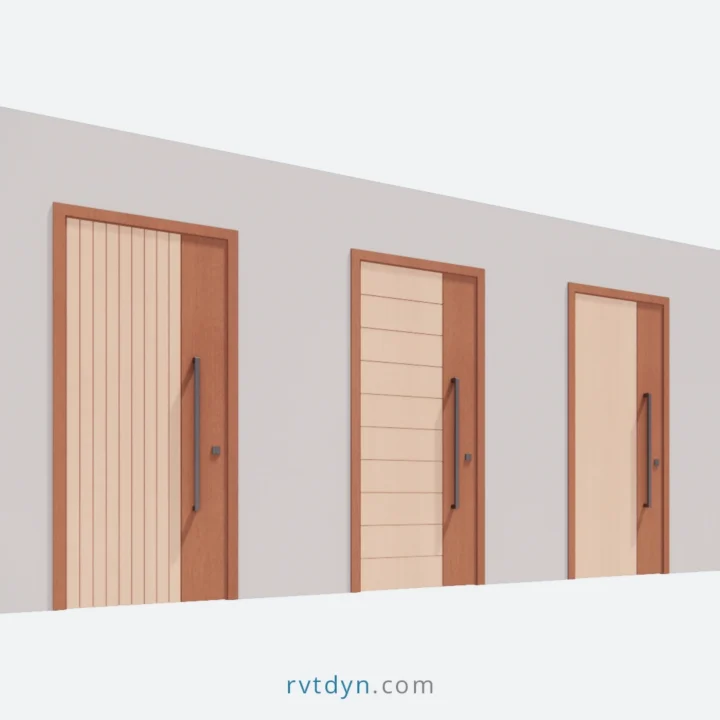 Powerful Single Swing Door Revit Family – 3 Built-in Styles You’ll Love