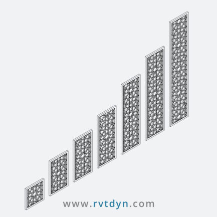3D Pattern - 10-Fold Rosette (W60)