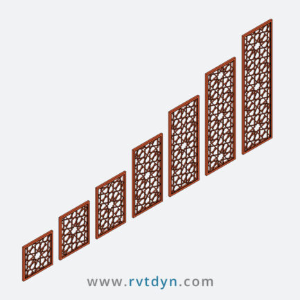 3D Pattern - 10-Fold Rosette (W80)