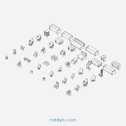 15+ Stylish Revit Chairs and Sofas – Free Family Collection to Elevate Your Designs