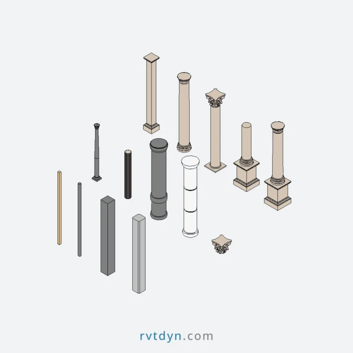 10+ Essential Revit Column Families – Free Download to Boost Your Workflow