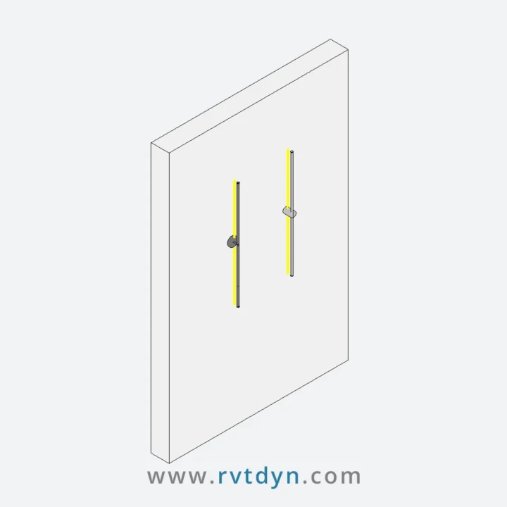 2 Sleek Wall Bar Sconces Architects Love – Fully Parametric Revit Family