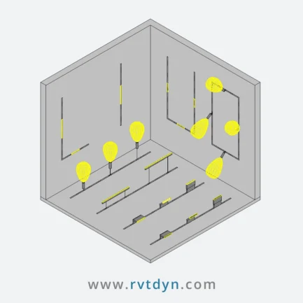 Magnetic Track Lighting – Parametric Revit Family Collection
