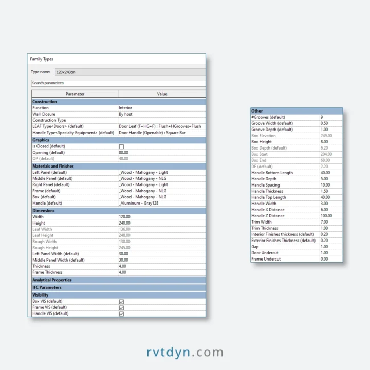 5 Beautiful Sliding Door Designs – The Ultimate Revit Family